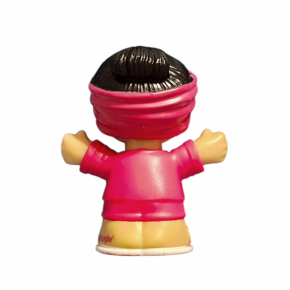 Fisher-Price Little People Asian American Barbie Pink Pajamas Figure - Picture 2 of 4
